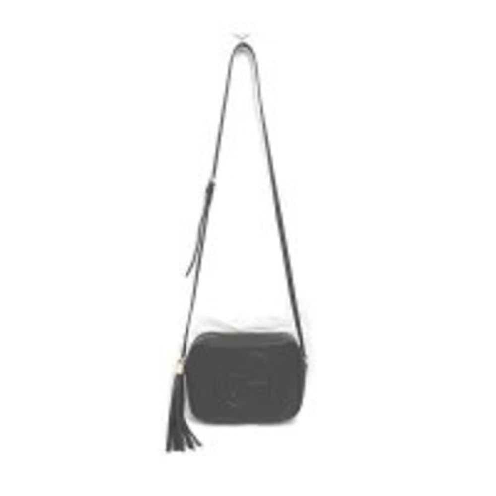 Gucci Disco Soho Shoulder Leather Black Interlocking Bag